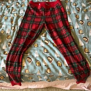 Old Navy flannel set, only worn once, one stain on pants leg as shown